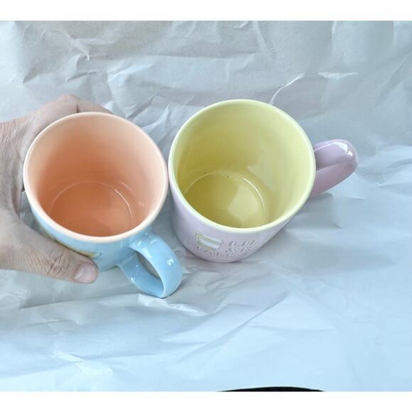 Set/2 mugs Gilmore Girls Luke’s Diner “life is short talk fast” Lorelei fan gift - Picture 3 of 4